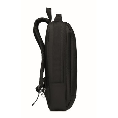 Mochila portátil con asa acolchada y bolsillo lateral